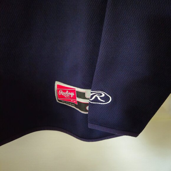 Rawlings Mens Sweatshirt Size Small Blue Team Issue NCAA MP 9 Gold Embroidered - Picture 4 of 8